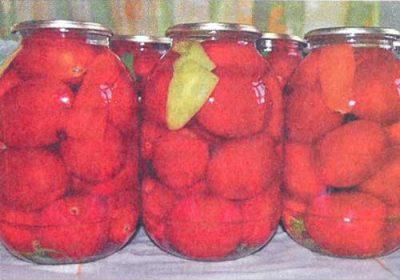 Маринованные помидоры со сладким и острым перцем  «Царские»