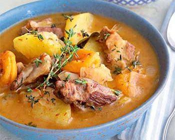 Пряный суп с ягнятиной и картофелем