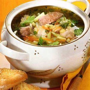 Зимний суп с кольраби и сельдереем