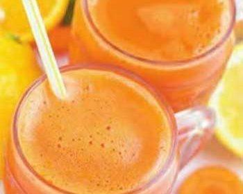 Апельсиново-лимонный напиток с морковью