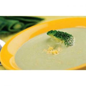 Суп из порея и брокколи