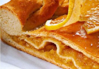 Пирог Лимонник трехслойный с  горным медом